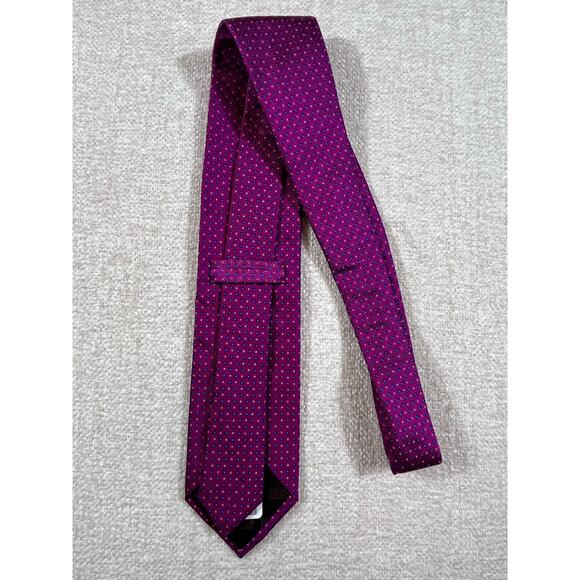 Robert Talbot Men’s Red Geometric Silk Necktie 59" × 3.25" 100% Silk Designer - Picture 2 of 9